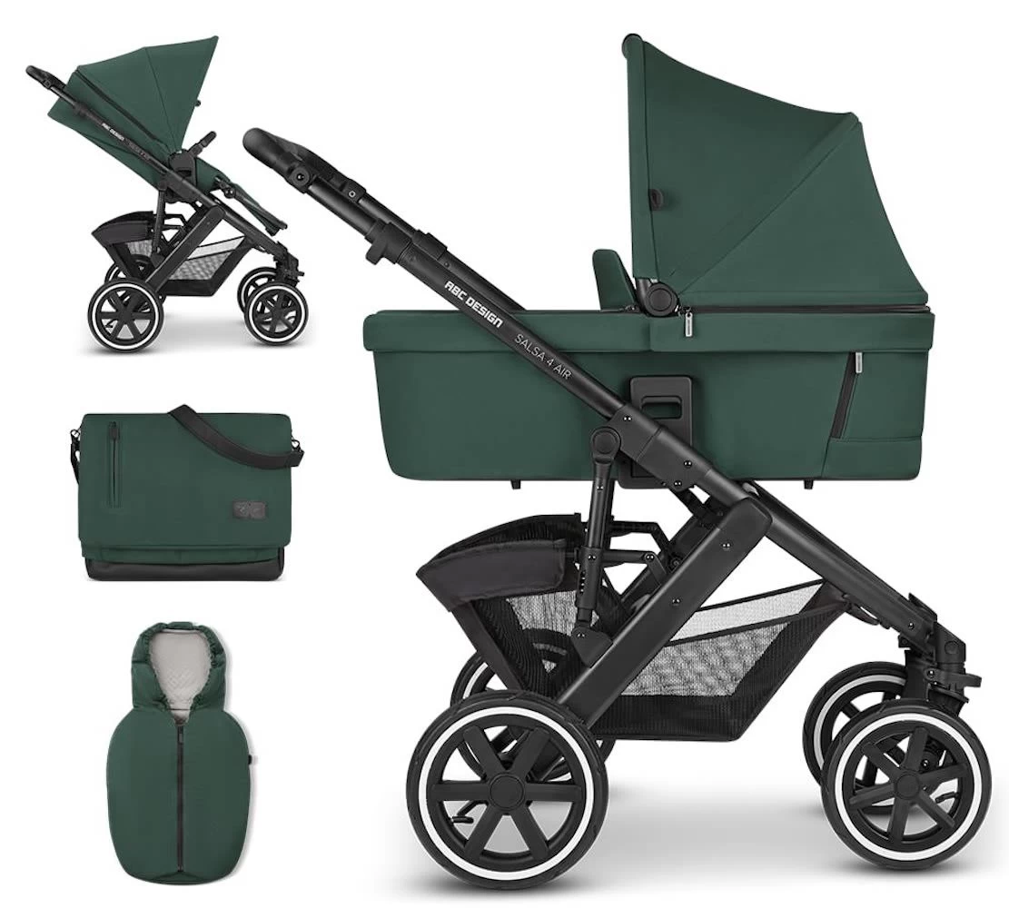 ABC Design Kombi-Kinderwagen Salsa 4 Air In Grün