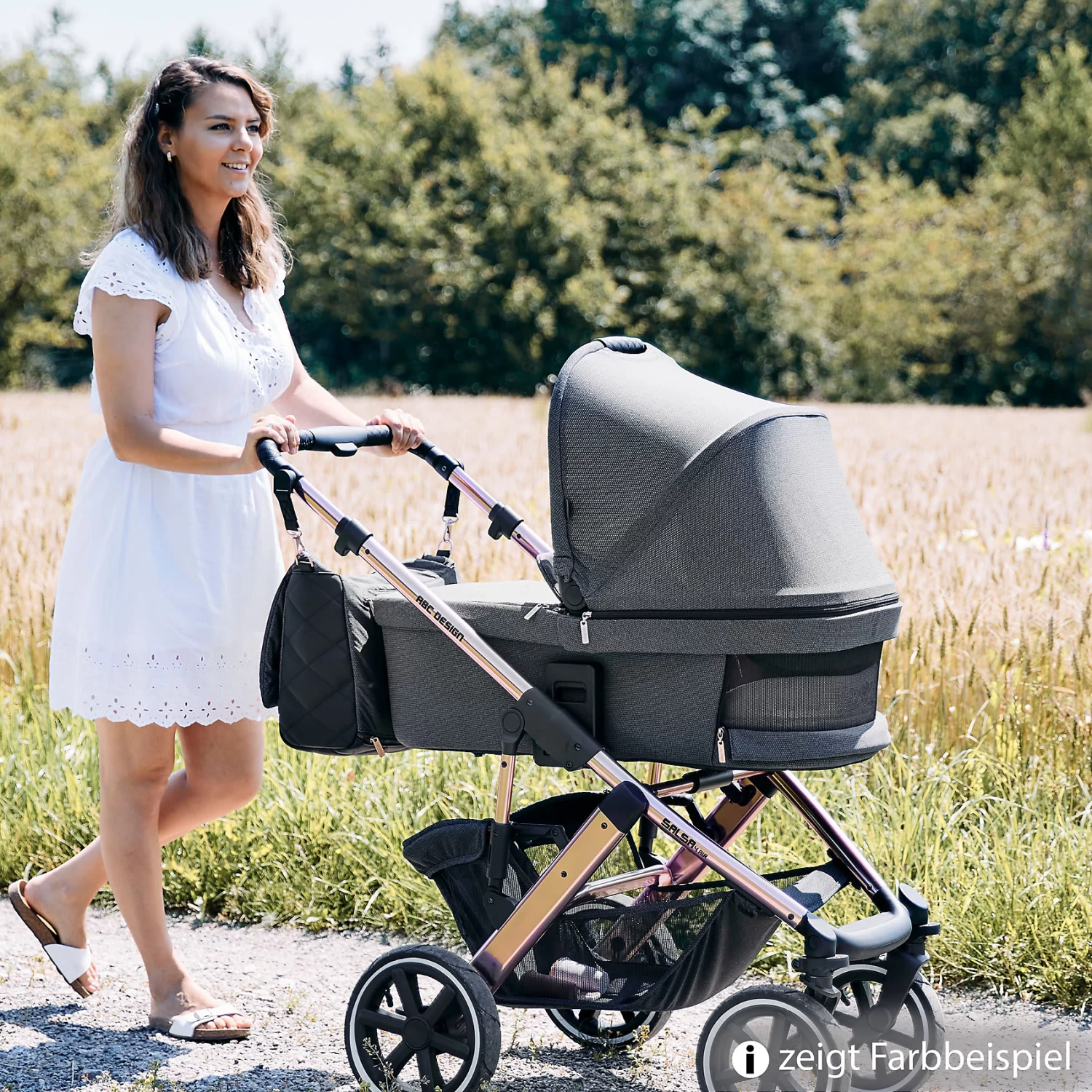 ABC Design Kombikinderwagen Salsa 4 Air - Starter Set Cream â Bild 5