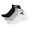 ADIDAS 3er-Set: Socken In Weiß/ Grau/ Schwarz