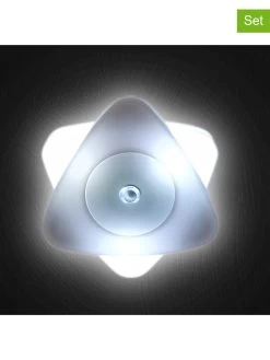 Alecto 2er-Set: LED-Nachtlichter "ANV-20" In Weiß