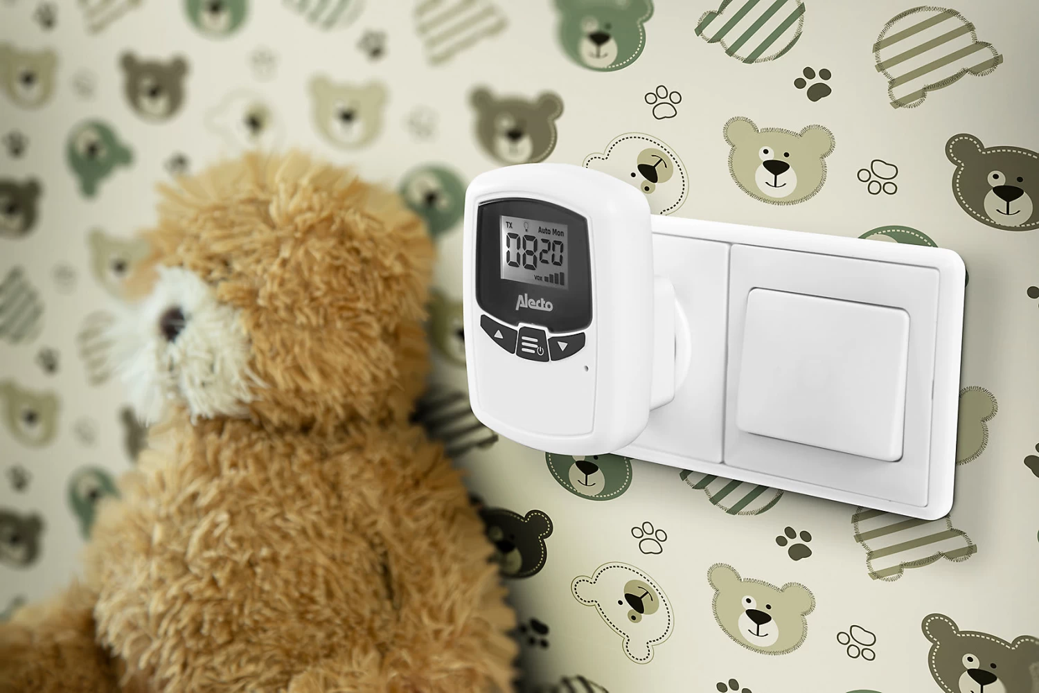 Alecto DBX-80BU - Zusätzliches Babygerät Für Das DBX-80, Weiß/anthrazit – Bild 2