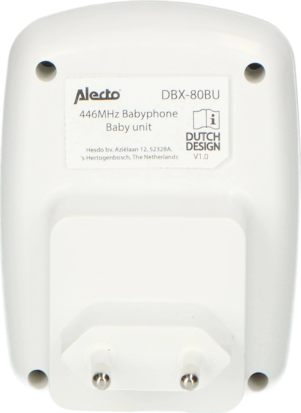 Alecto DBX-80BU - Zusätzliches Babygerät Für Das DBX-80, Weiß/anthrazit – Bild 6