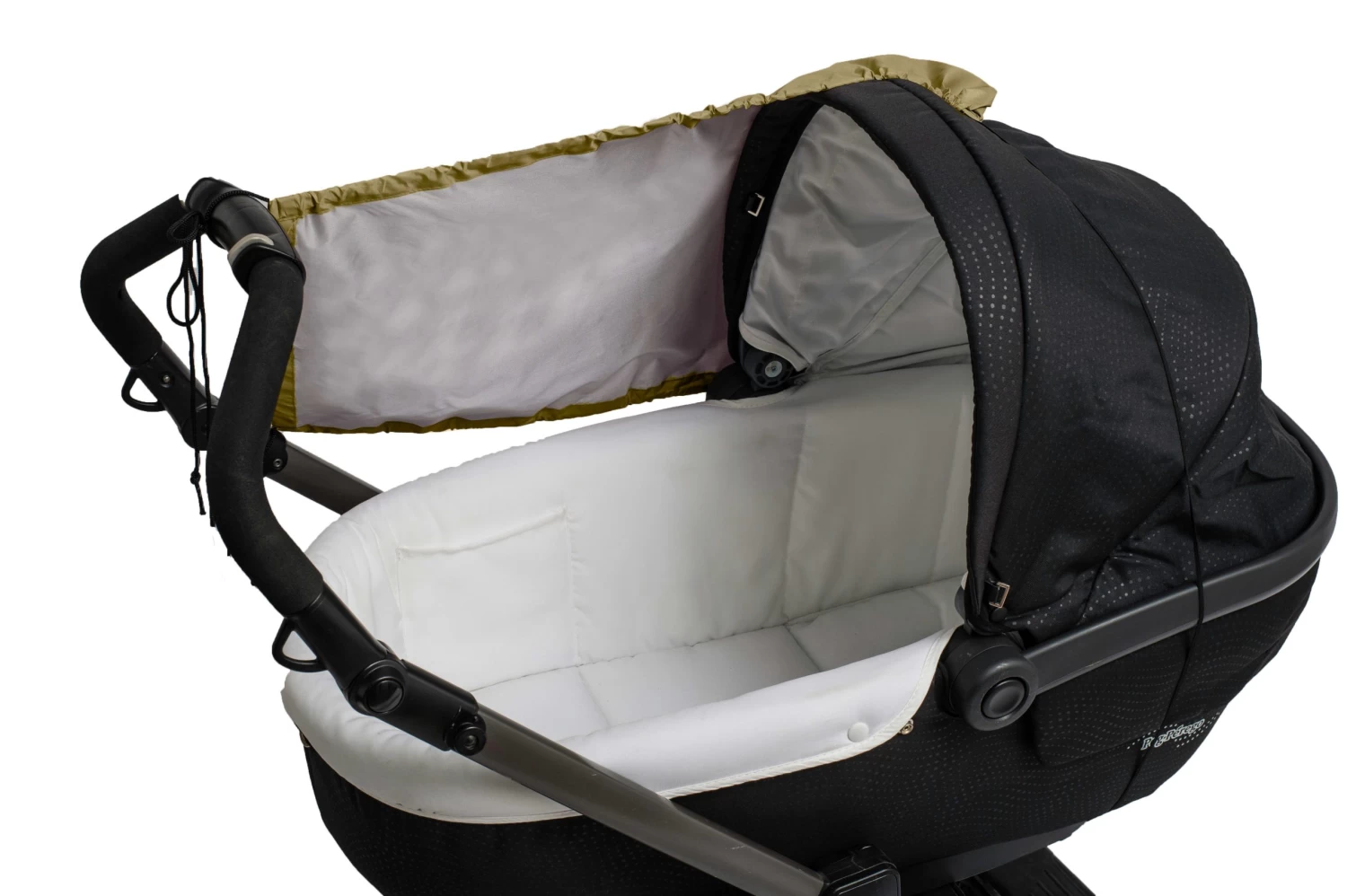 Sonnensegel Mit UV Schutz Für Kinderwagen/Buggy In Khaki – Bild 3