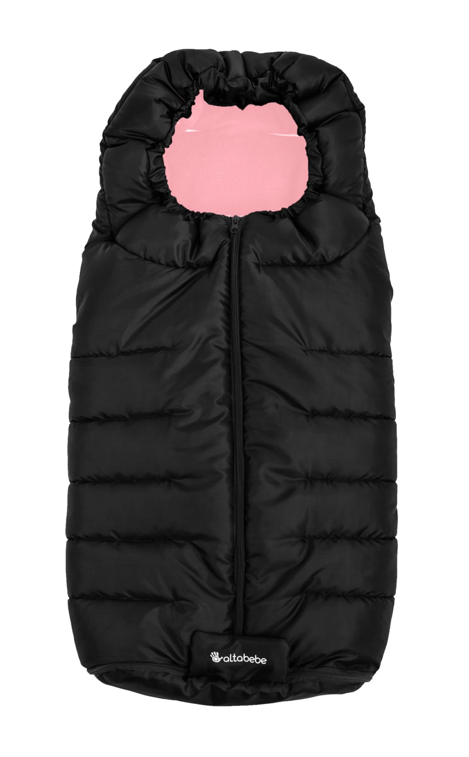 Winterfußsack Active Kollektion In Schwarz / Rosa -9-36 Monate – Bild 3