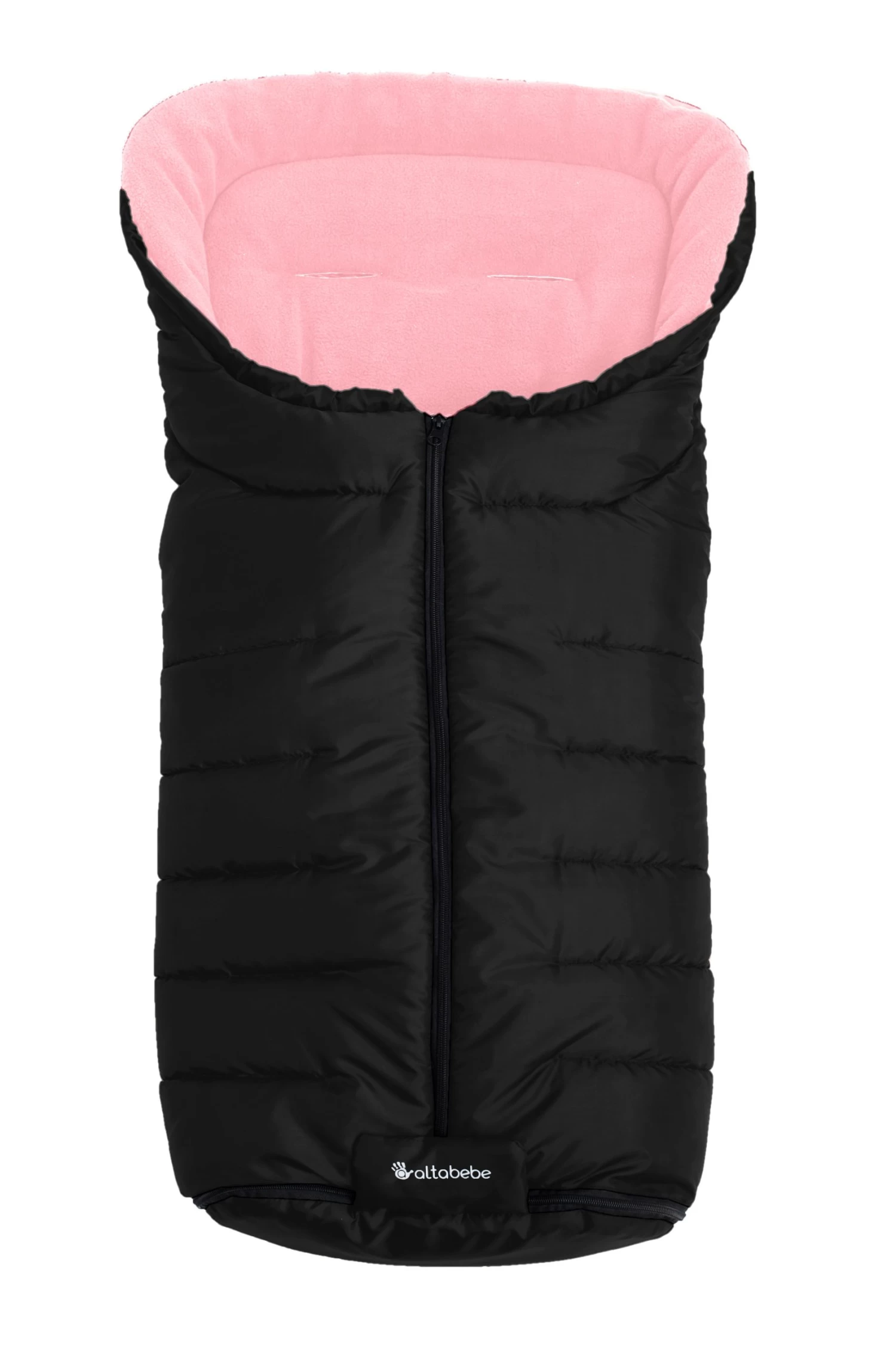 Winterfußsack Active Kollektion In Schwarz / Rosa -9-36 Monate