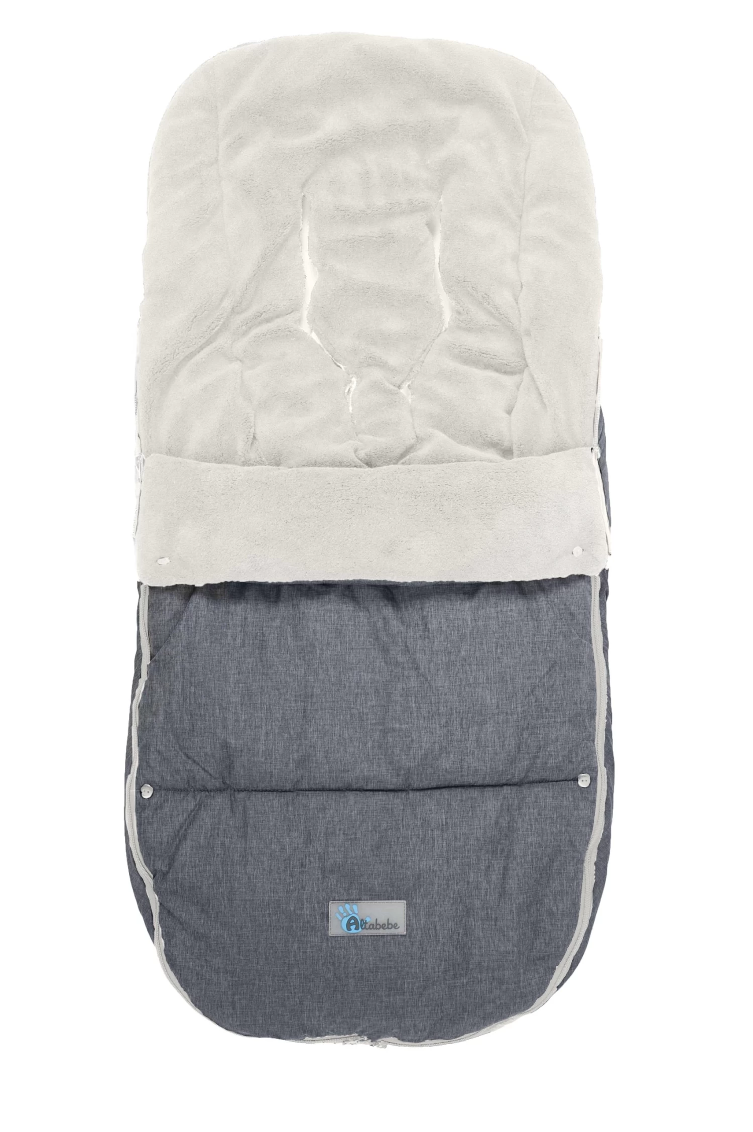 Winterfußsack "Bugaboo" In Hellgrau- Whitewash