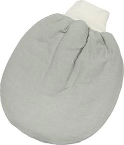 Strampelsäckchen Leicht Wattiert, Grau Gepunktet