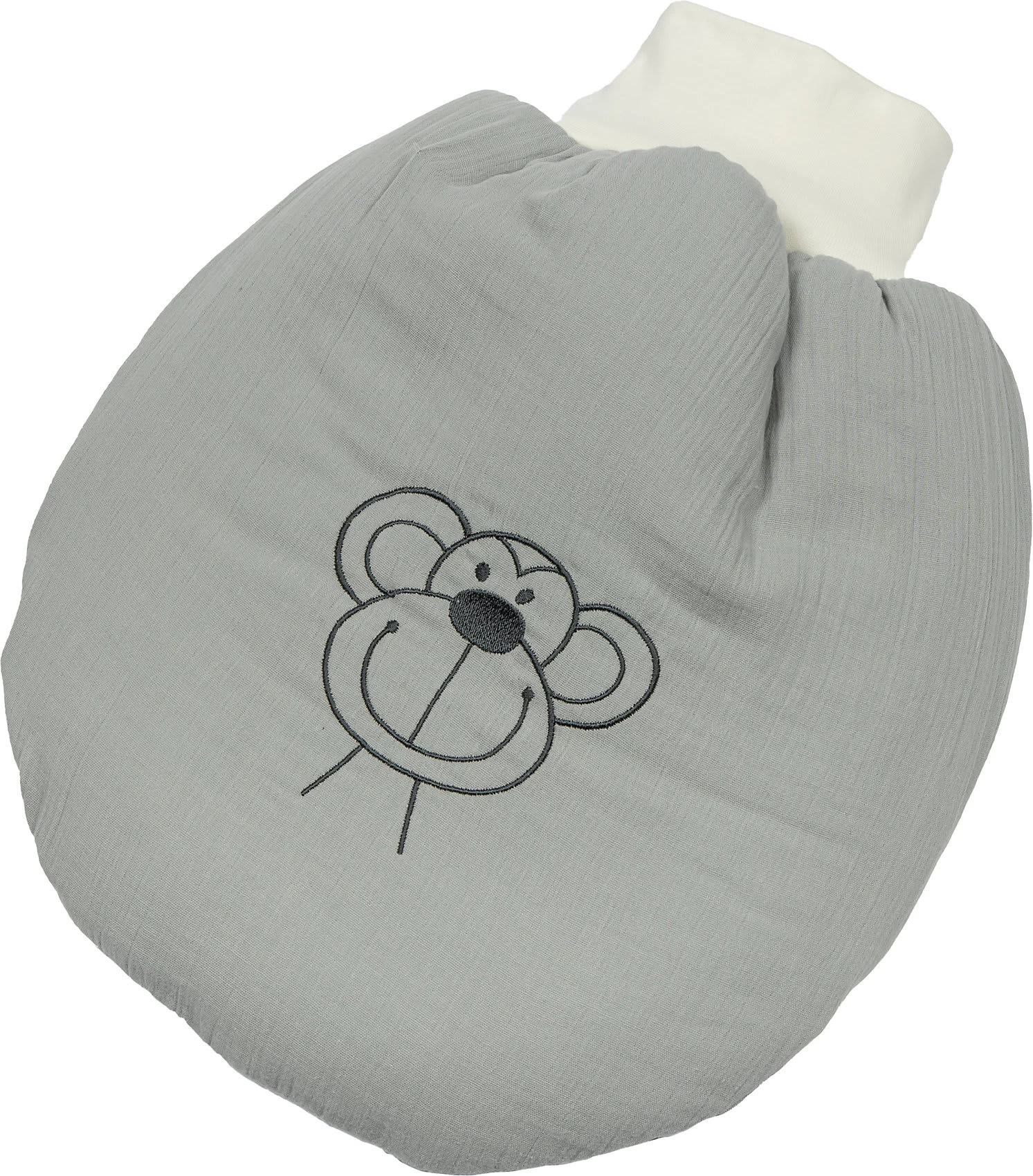 Strampelsäckchen Leicht Wattiert, Musselin, Affe