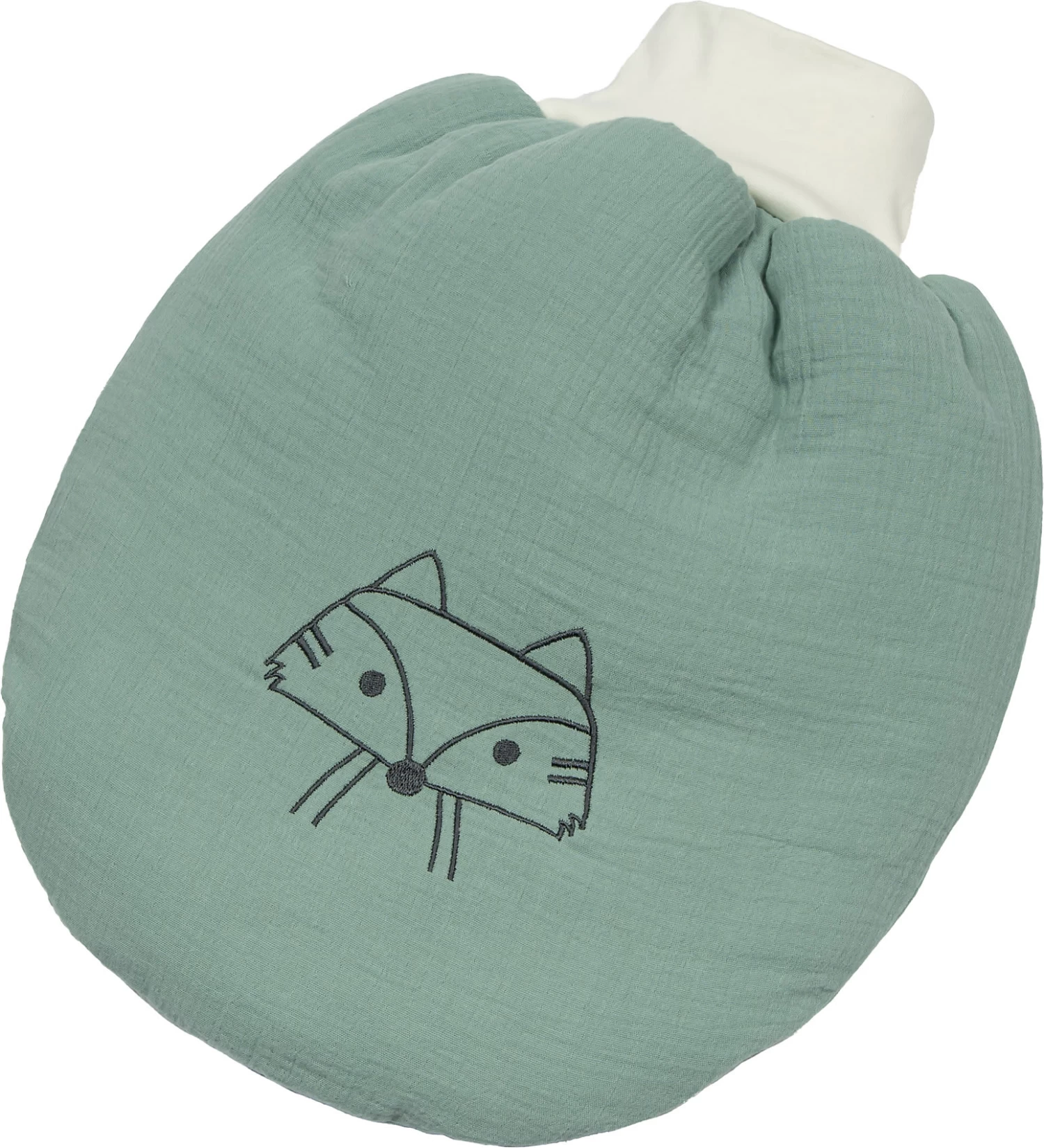 Strampelsäckchen Leicht Wattiert, Musselin, Fuchs