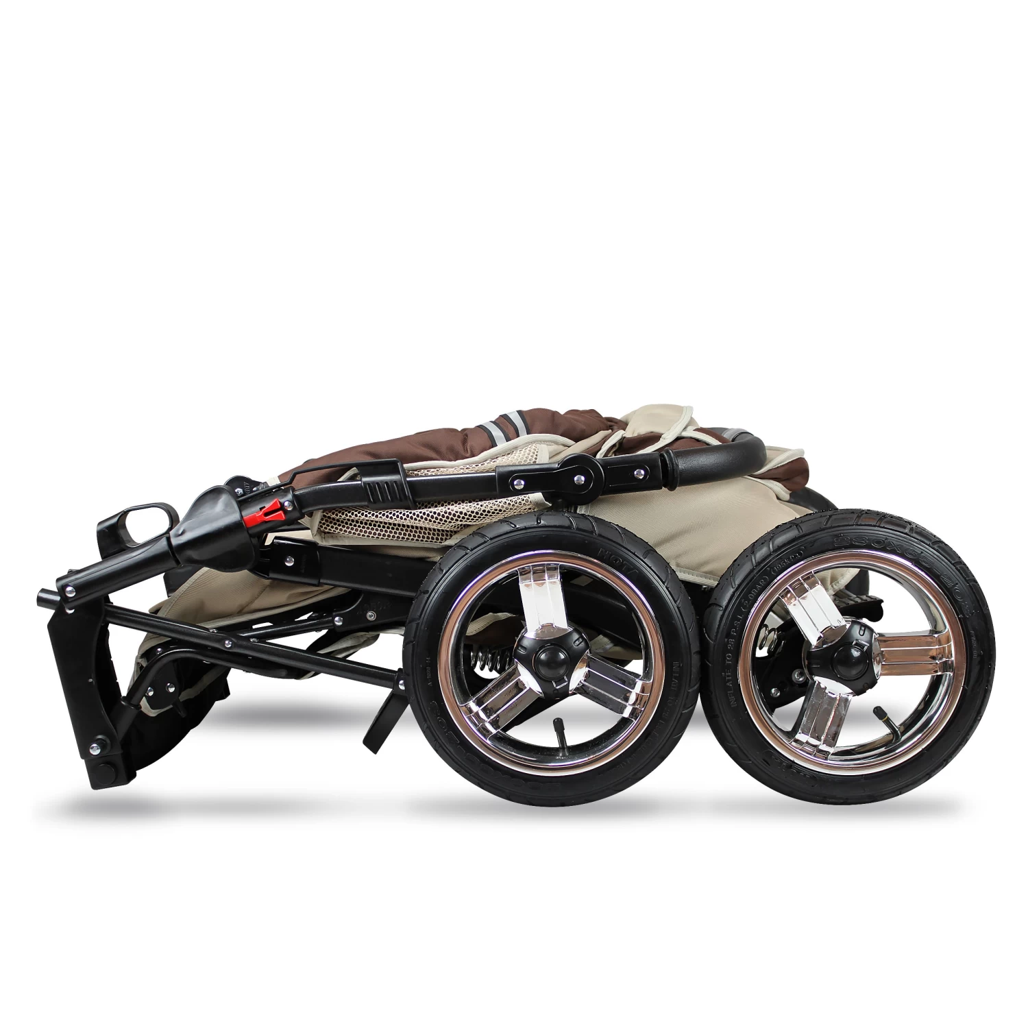 10tlg. Set: Kombi Kinderwagen "Rio" In Beige/Gemustert â Bild 7