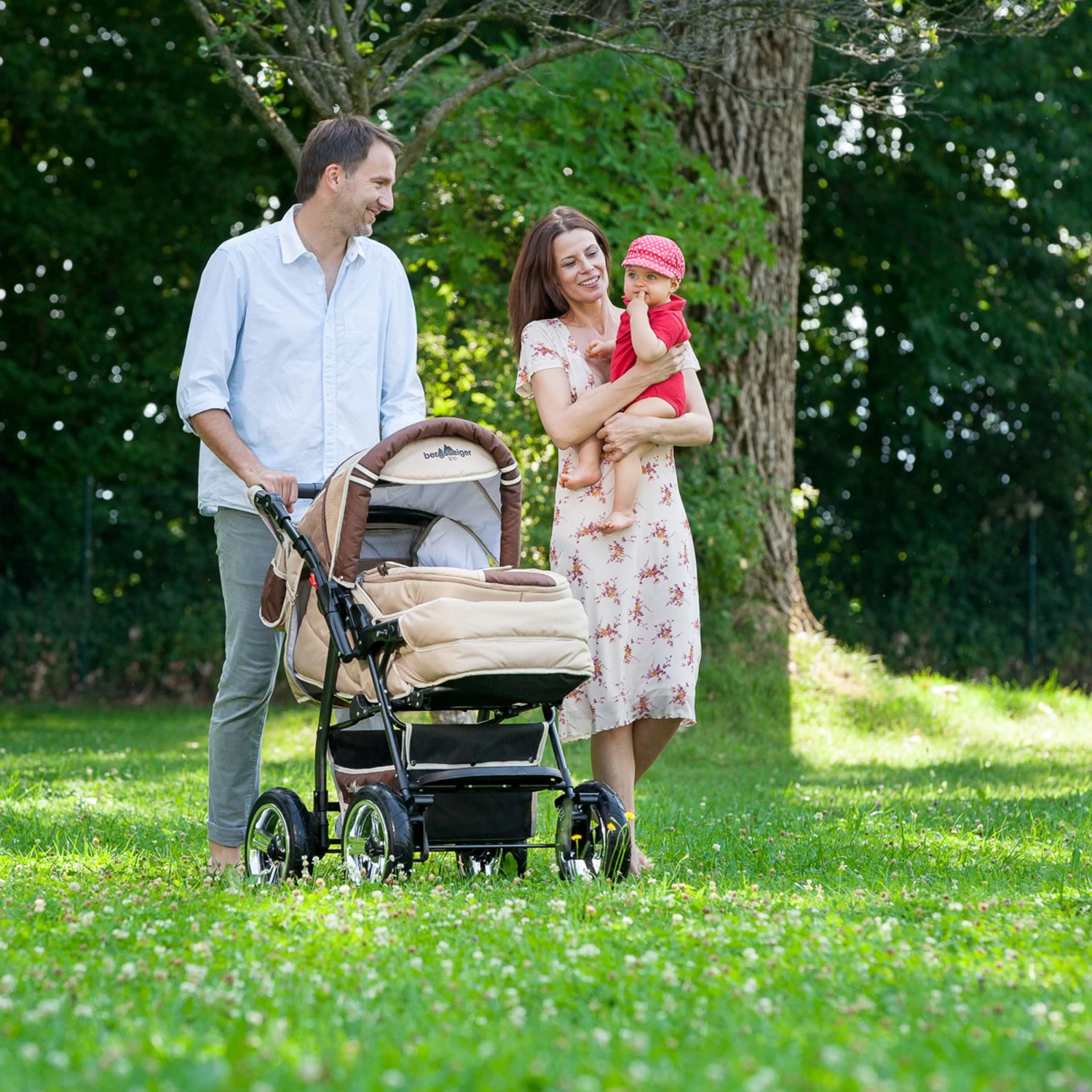 10tlg. Set: Kombi Kinderwagen "Rio" In Beige/Gemustert â Bild 10