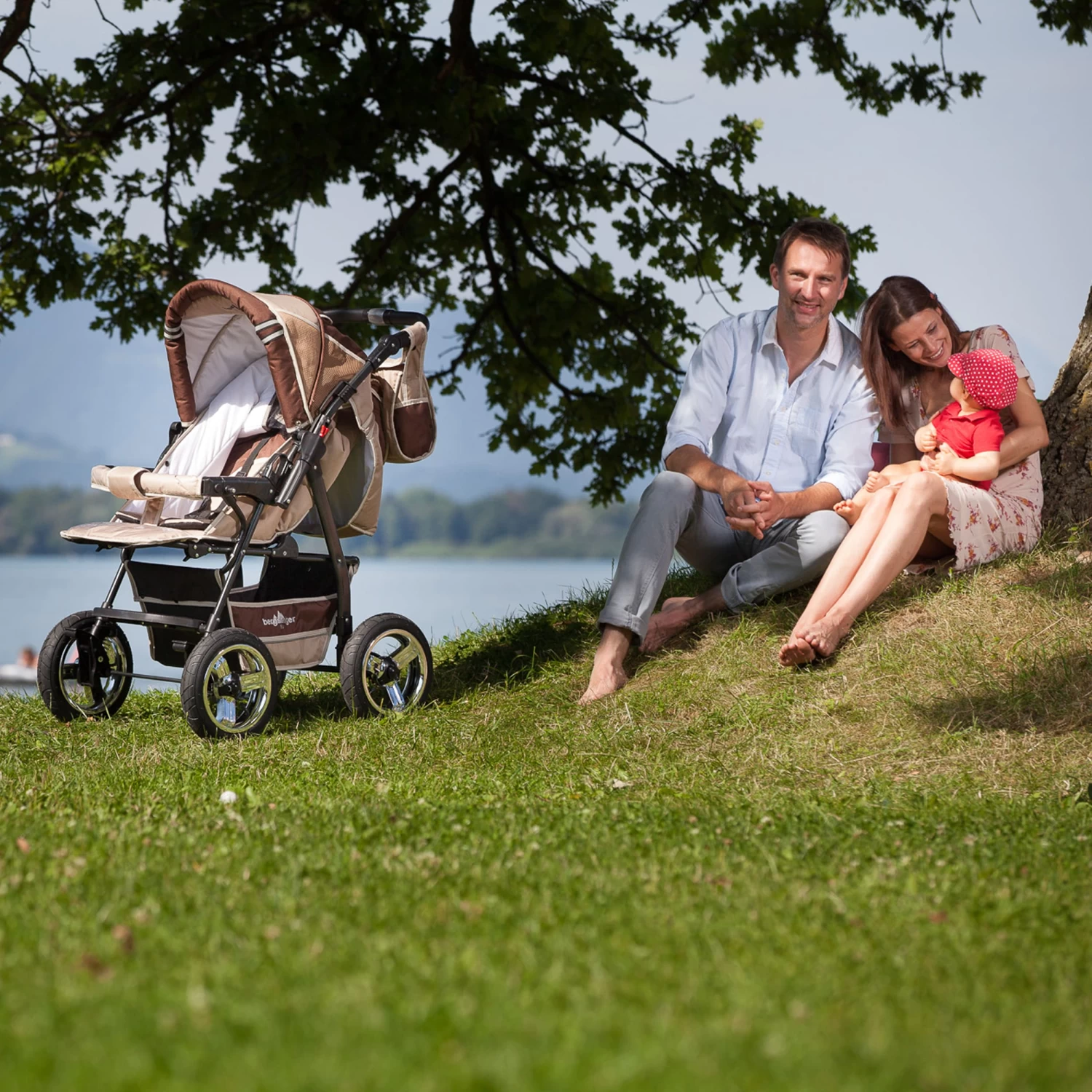 10tlg. Set: Kombi Kinderwagen "Rio" In Schwarz/Weiß – Bild 8