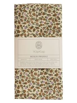 Musselin-Tuch In Creme/ Hellbraun - (L)120 X (B)120 Cm