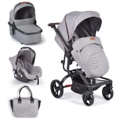 Kinderwagen Ellada 3 In 1 In Grau
