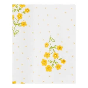 Carter's™ 2er-Pack Overalls Blumen Karo In Gelb – Bild 2