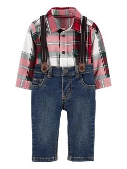 Carter's™ 2tlg. Outfit In Dunkelblau/ Rot