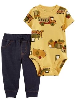 Carter's™ 2tlg. Outfit In Gelb/ Dunkelblau