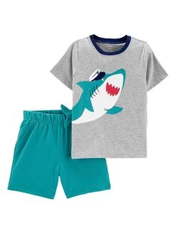 Carter's™ 2tlg. Outfit In Grau/ Türkis