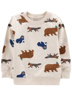 Carter's™ Sweatshirt In Braun/ Blau