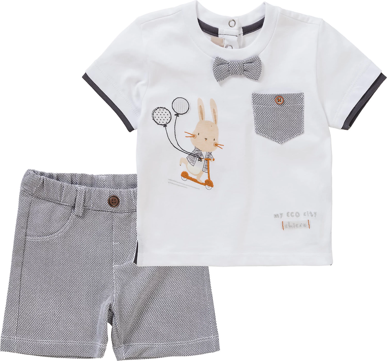 CHICCO Baby Set T-Shirt + Kurze Hose