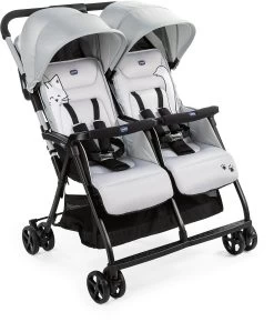 CHICCO Zwillingsbuggy OhlalĂ Twin, Silber