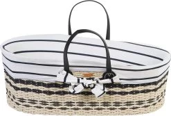 Childhome Bezug Für Moses-Korb, Streifen Marin