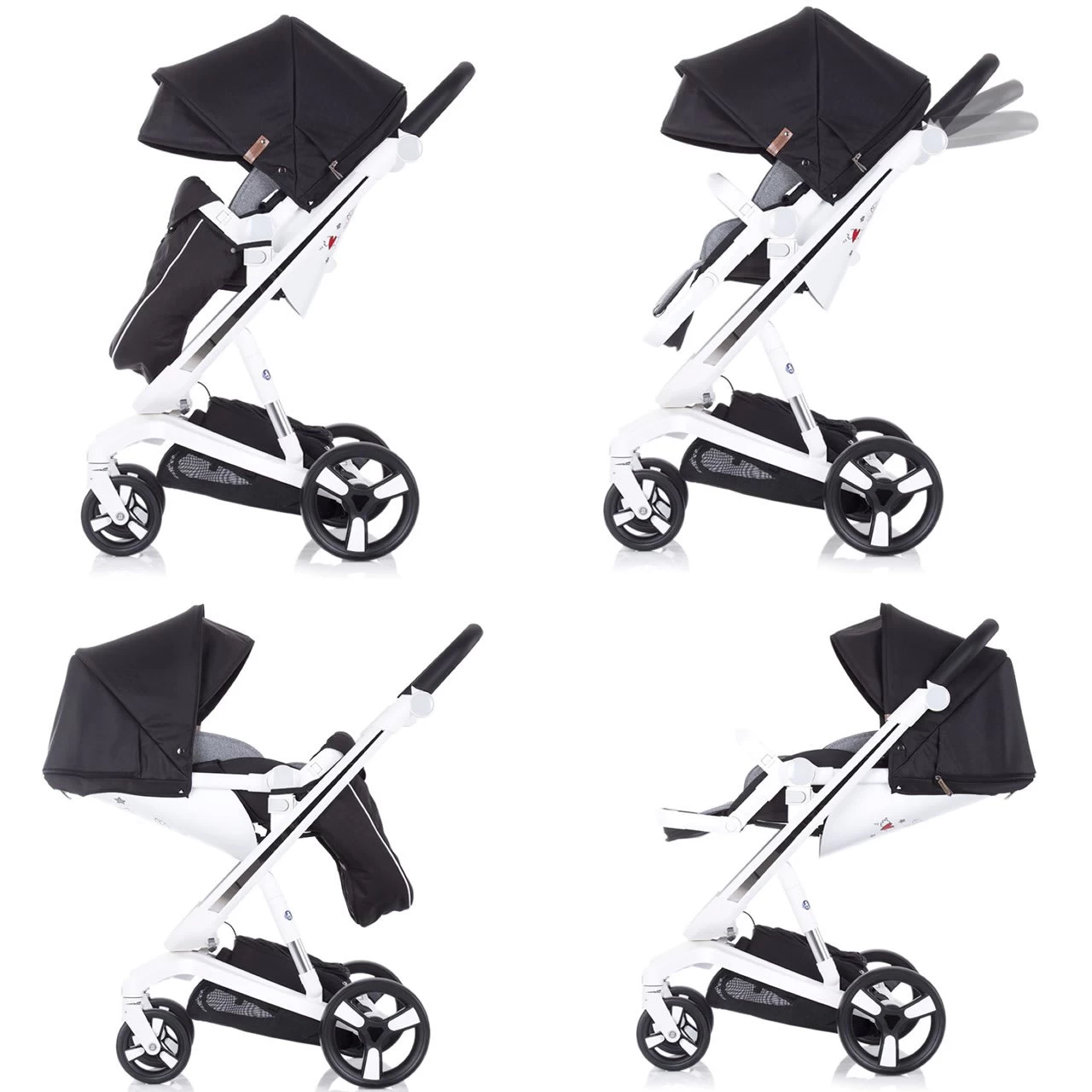 Kombikinderwagen Electra 3 In 1 In Weiß – Bild 5