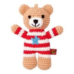 Häkel-Rassel Teddy In Beige