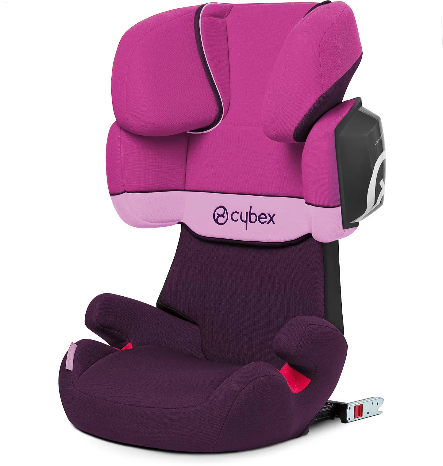 CYBEX Auto-Kindersitz Solution X2-Fix, Silver-Line, Purple Rain
