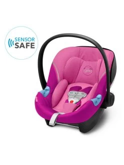 CYBEX Babyschale "Aton M I-Size Sensorsafe" In Pink - Gruppe 0+