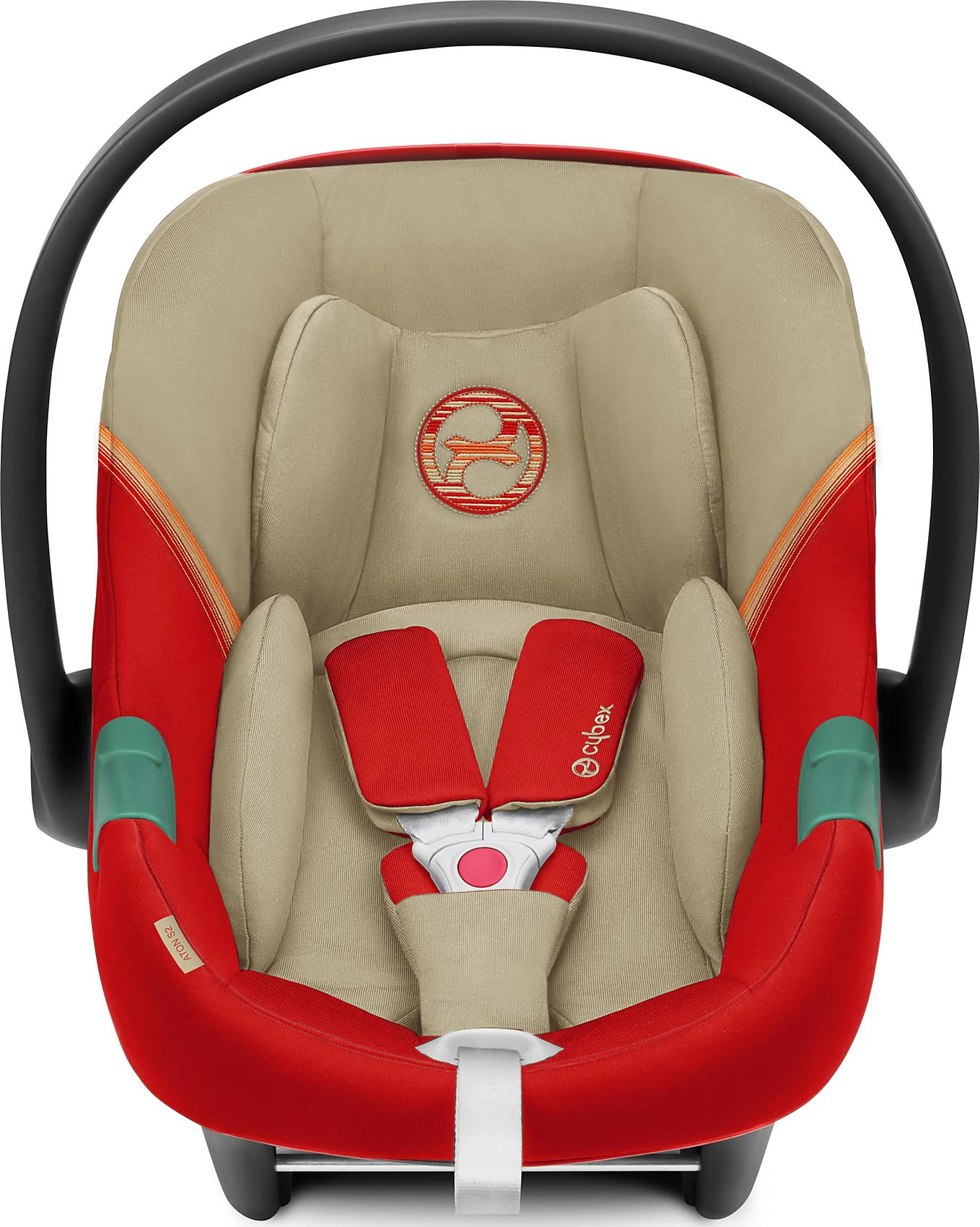 CYBEX Babyschale Aton S2 I-Size, Autumn Gold | Burnt Red â Bild 2