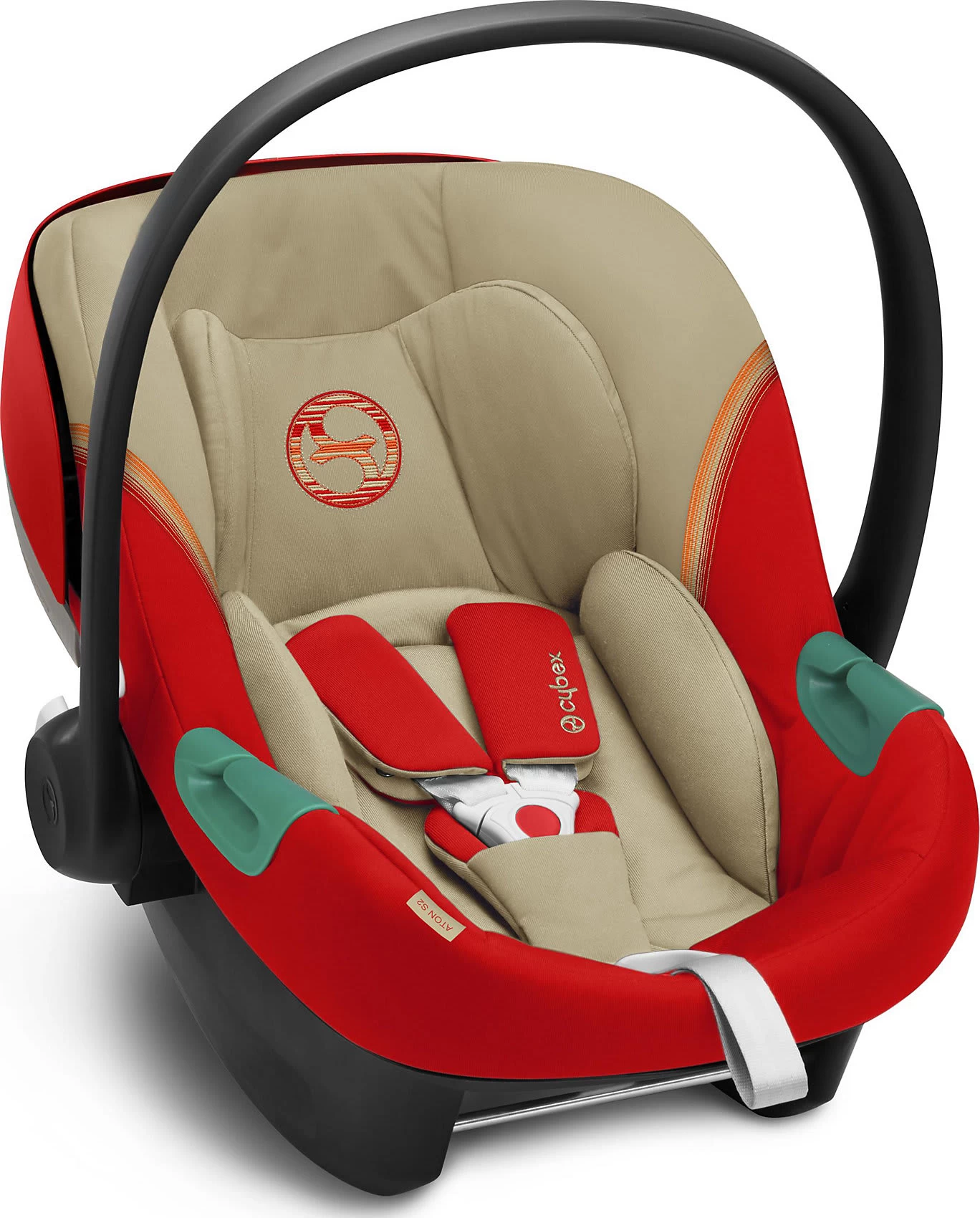 CYBEX Babyschale Aton S2 I-Size, Autumn Gold | Burnt Red â Bild 3
