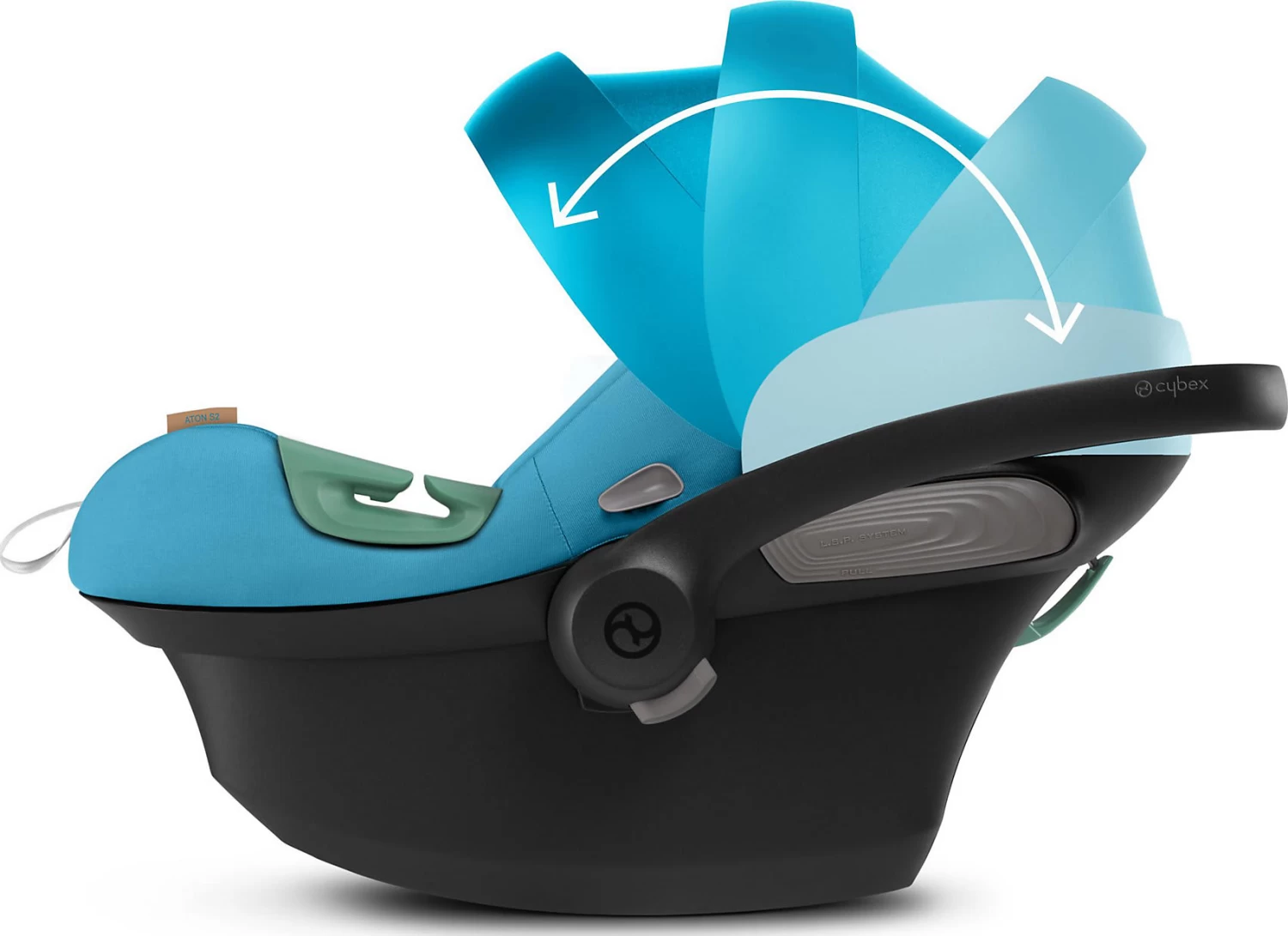 CYBEX Babyschale ATON S2 I-Size, Beach Blue â Bild 6