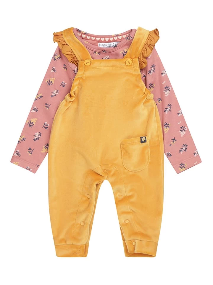 Dirkje 2tlg. Outfit In Gelb/ Rosa