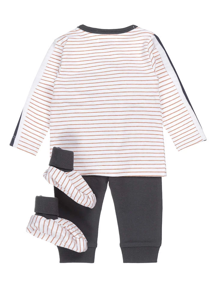 Dirkje 4tlg. Outfit In Weiß/ Grau – Bild 2