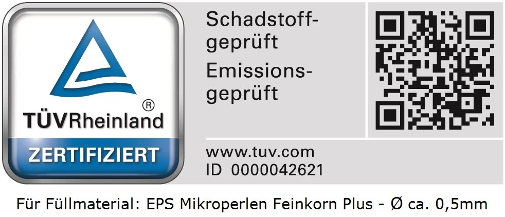 Doomoo Stillkissen Softy „Home" In Weiß/Taupe - (L) 150cm – Bild 6