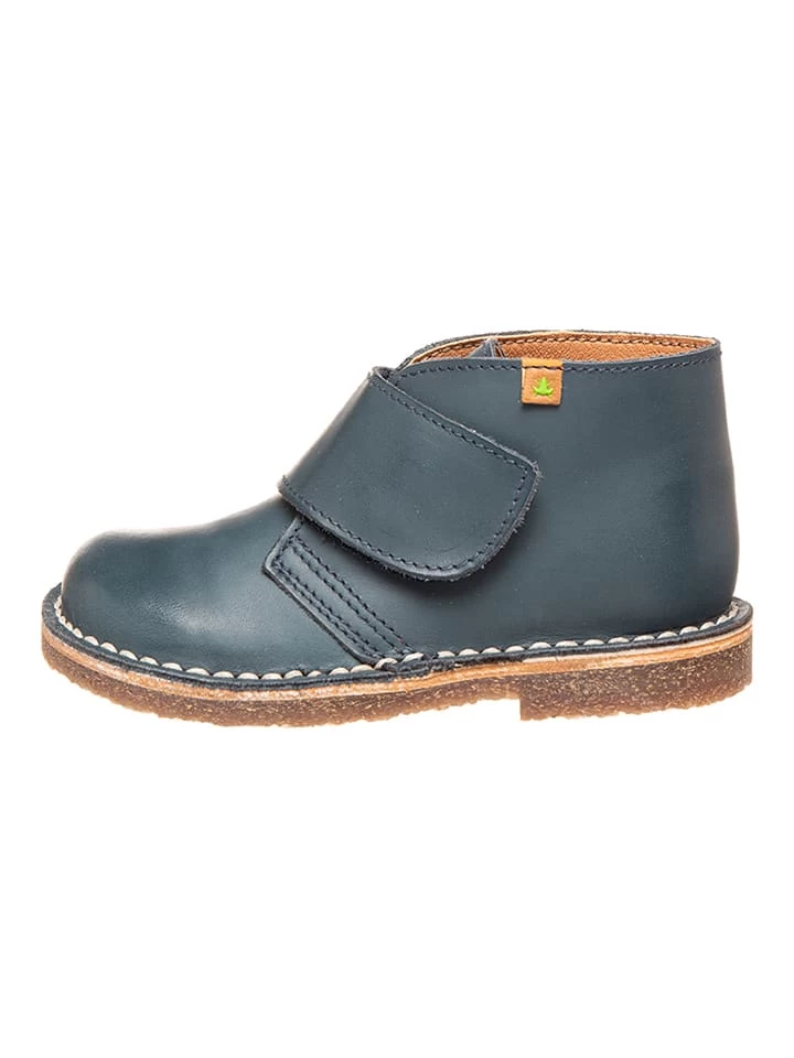 El Naturalista Leder-Ankle-Boots "Nashville" In Dunkelblau