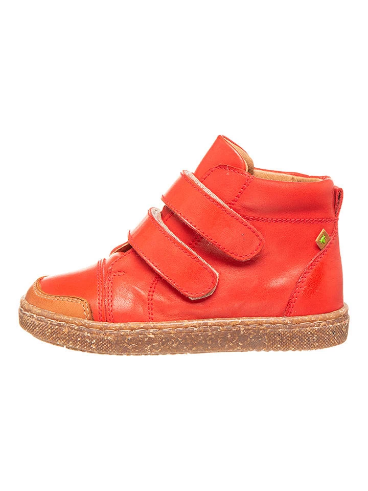 El Naturalista Leder-Sneakers "Helmet" In Rot
