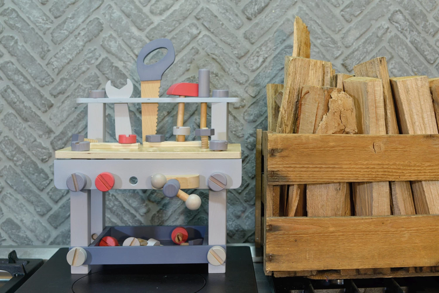 EverEarth Werkbank Mit Zubehör - Pastell – Bild 2