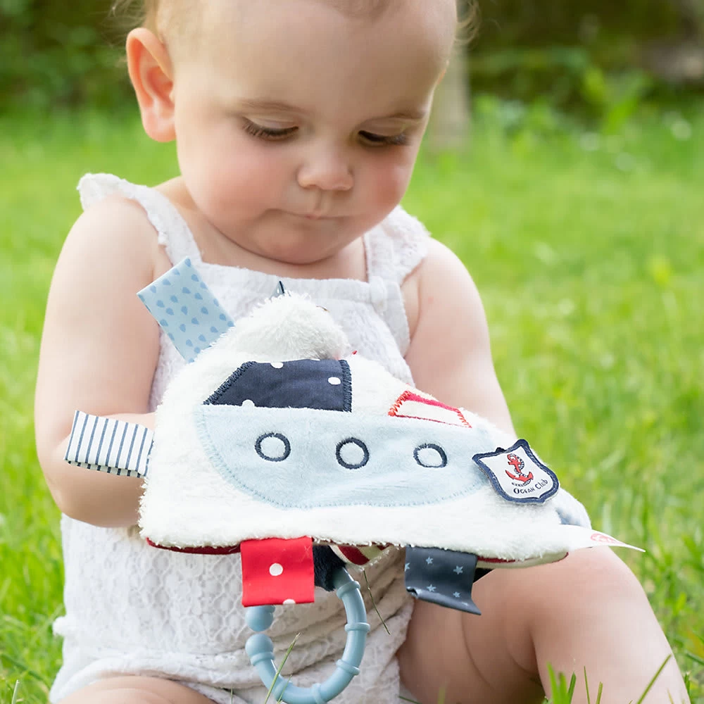 Fehn Knistertuch Teddy Mit Ring – Bild 7