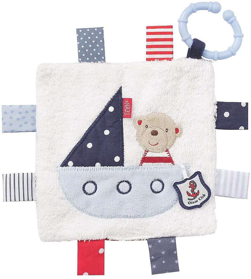 Fehn Knistertuch Teddy Mit Ring