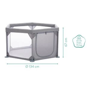 Fillikid Laufgitter 6-eckig In Grau â Bild 7