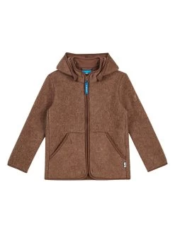 Woll-Fleecejacke "Luonto Wool" In Braun