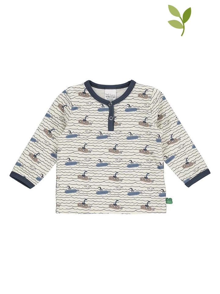 Longsleeve In Creme/ Bunt