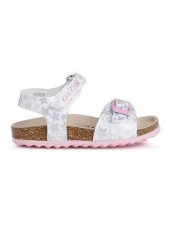 Geox Sandalen "Chalki" In Weiß/ Silber