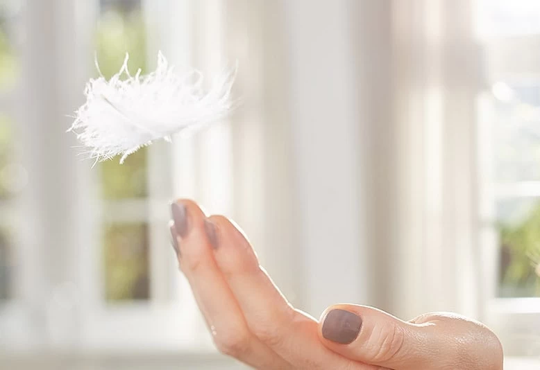 Daunen-Federkissen "NEPAL" In Weiß, 80 X 80 Cm, 1.000 Gr. – Bild 3