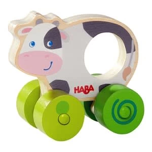 Haba Schiebefigur Kuh In Mehrfarbig