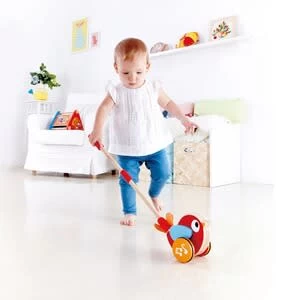 Hape Schiebespielzeug Vogel Lilly Aus Holz In Mehrfarbig â Bild 2