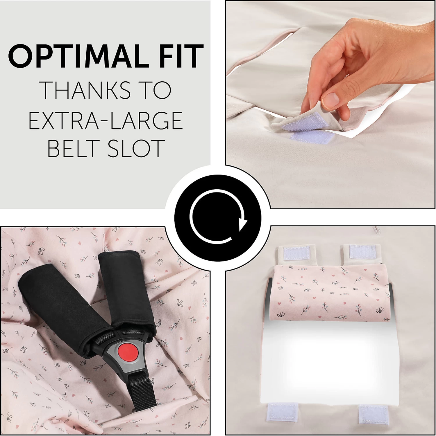 HAUCK Einschlagdecke Snuggle N Dream, Beige Bloom â Bild 10