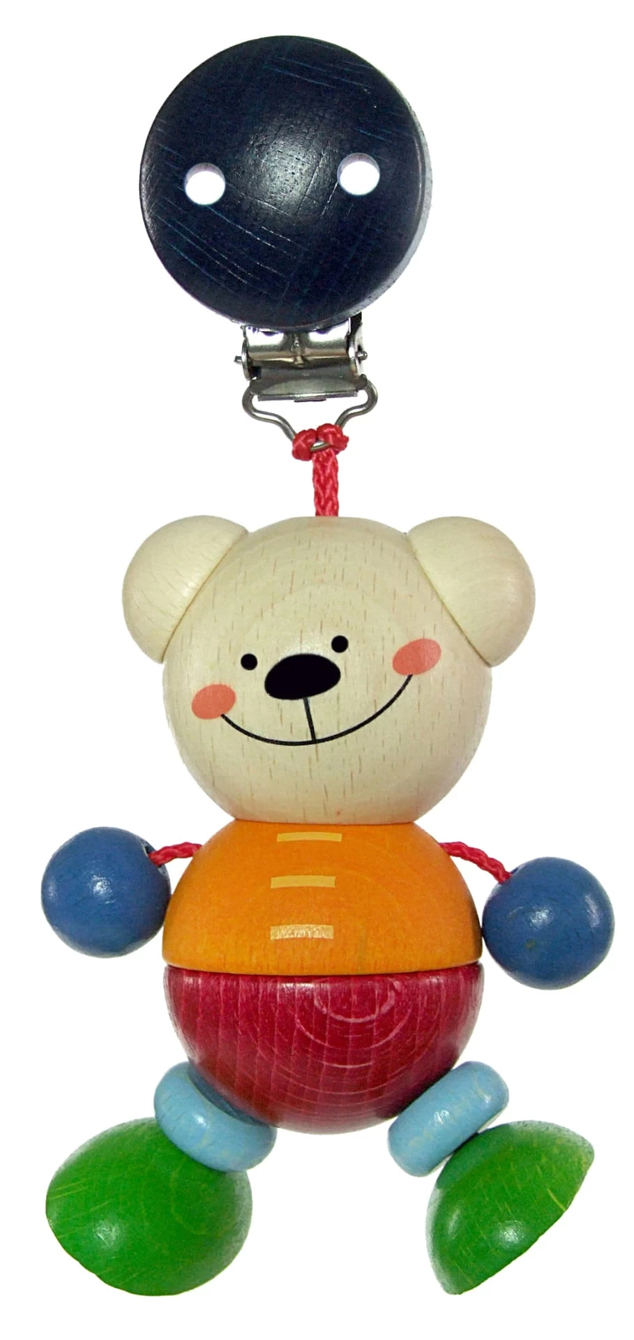 Clipfigur "Bär Henry" In Bunt